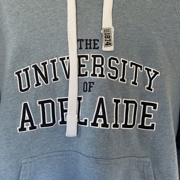 University Of Adelaide Hoodie Sweatshirt Light Blue Women's size XS Australia - Picture 3 of 11